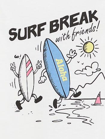 T-shirt imprimé fantaisie