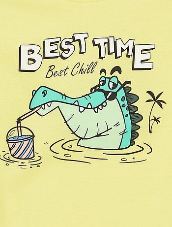 T-shirt imprimé fantaisie