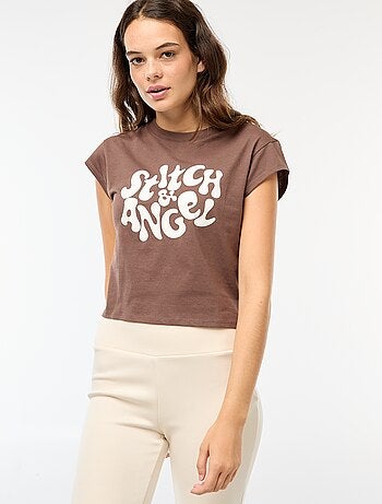 T-shirt imprimé fantaisie