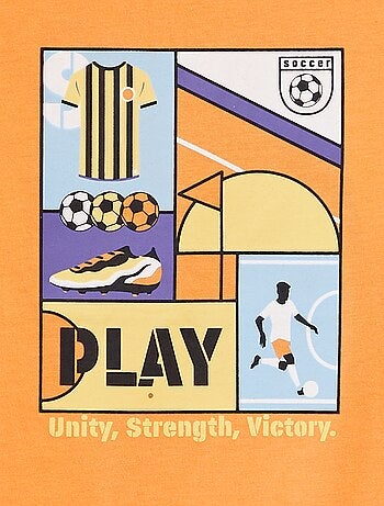 T-shirt imprimé fantaisie