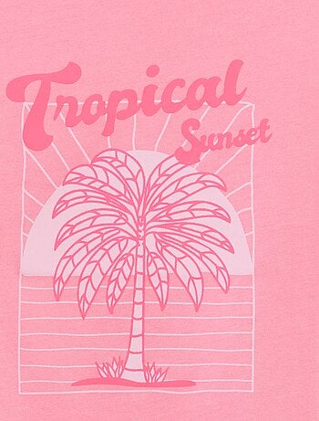 T-shirt imprimé fantaisie