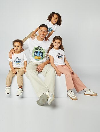 T-shirt imprimé 'Fête des pères'