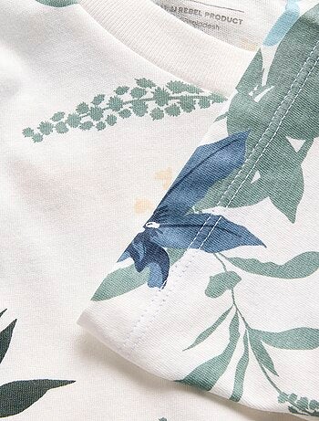 T-shirt imprimé fleuri 'JJ Rebel'
