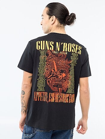 T-shirt imprimé 'Gun'n'roses'