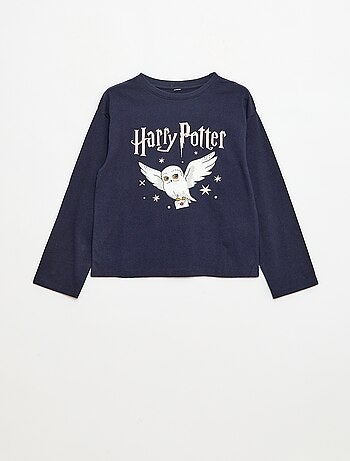 T-shirt imprimé 'Harry Potter' en jersey coton uni