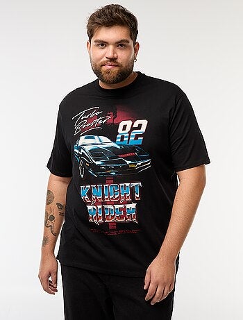 T-shirt imprimé 'K2000' à manches courtes