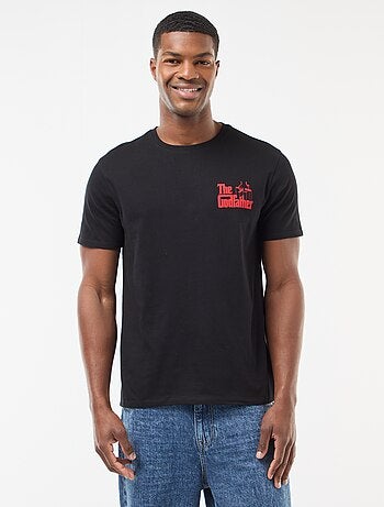 T-shirt imprimé 'Le Parrain' à manches courtes