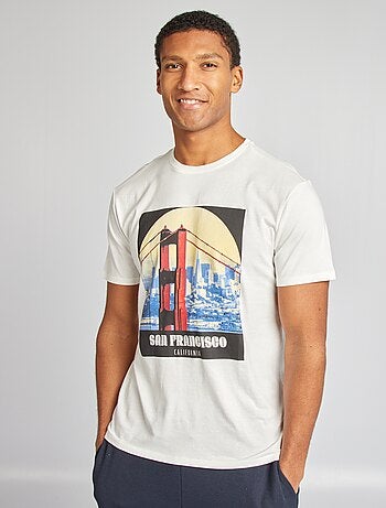 T-shirt imprimé manches courtes