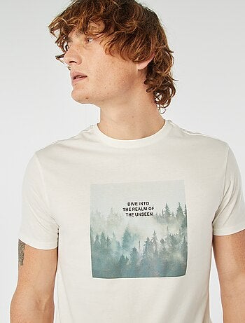 T-shirt imprimé manches courtes