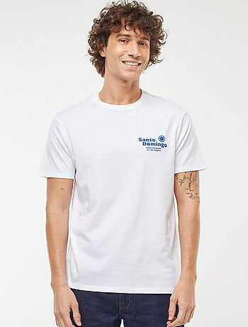 T-shirt imprimé manches courtes