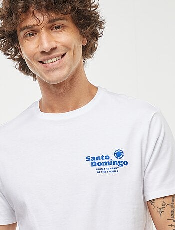 T-shirt imprimé manches courtes