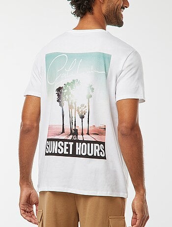 T-shirt imprimé manches courtes