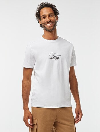 T-shirt imprimé manches courtes