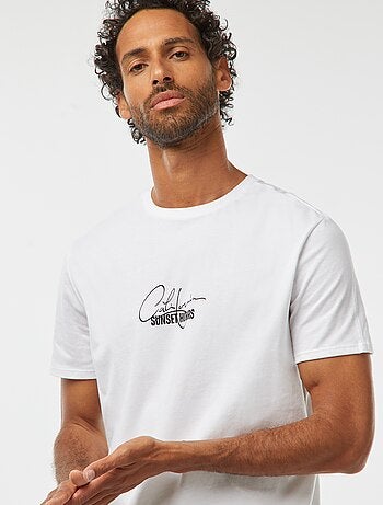 T-shirt imprimé manches courtes