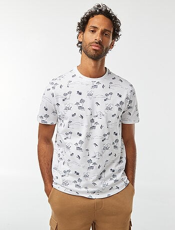 T-shirt imprimé manches courtes
