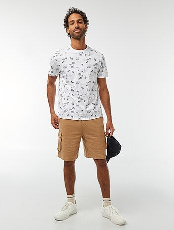 T-shirt imprimé manches courtes