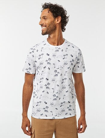 T-shirt imprimé manches courtes
