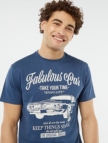 T-shirt imprimé manches courtes