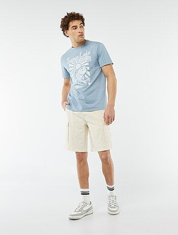 T-shirt imprimé manches courtes