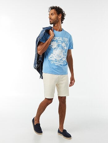 T-shirt imprimé manches courtes