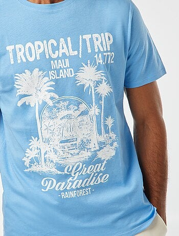 T-shirt imprimé manches courtes