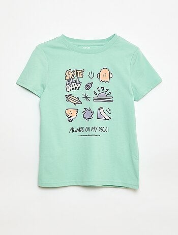 T-shirt imprimé manches courtes