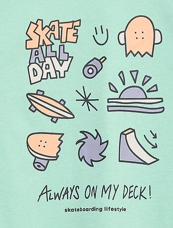 T-shirt imprimé manches courtes