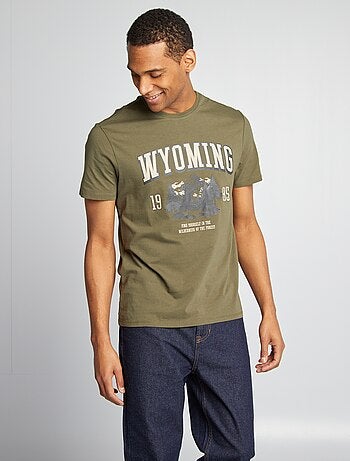 T-shirt imprimé manches courtes