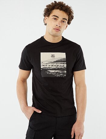 T-shirt imprimé manches courtes