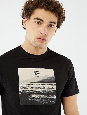 T-shirt imprimé manches courtes