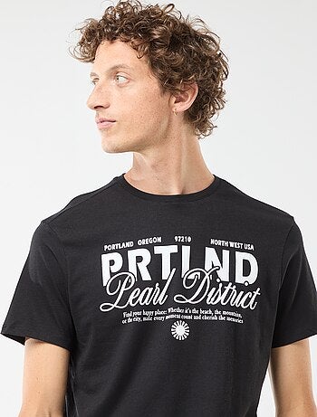 T-shirt imprimé manches courtes