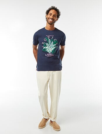T-shirt imprimé manches courtes