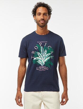 T-shirt imprimé manches courtes