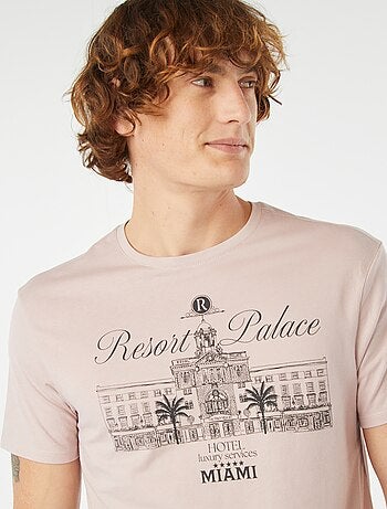 T-shirt imprimé manches courtes