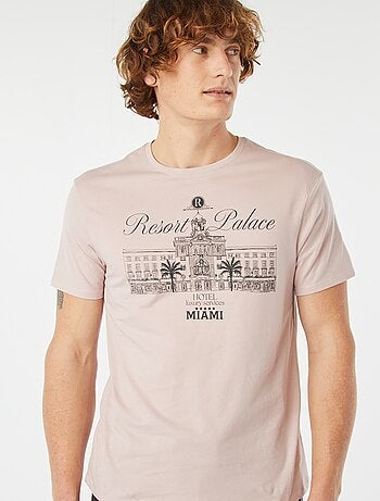 T-shirt imprimé manches courtes