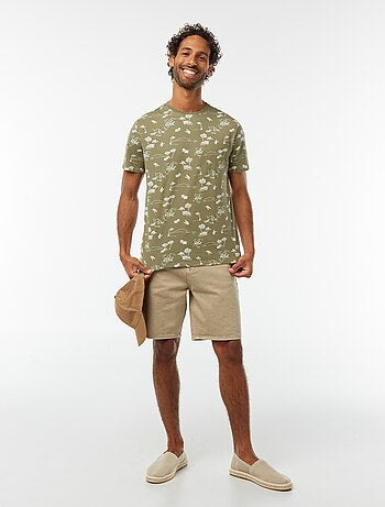 T-shirt imprimé manches courtes