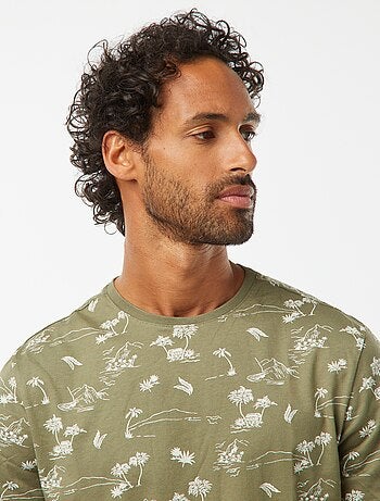 T-shirt imprimé manches courtes