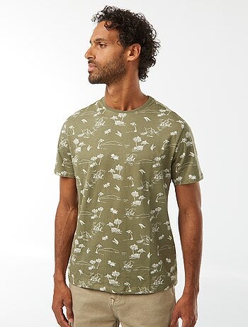 T-shirt imprimé manches courtes