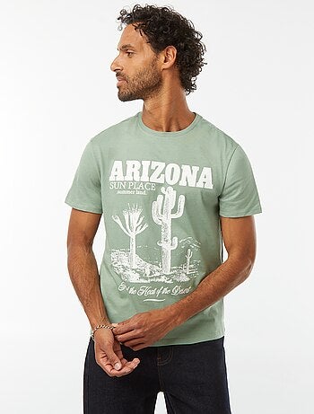 T-shirt imprimé manches courtes
