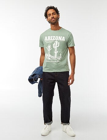 T-shirt imprimé manches courtes