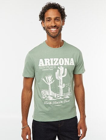 T-shirt imprimé manches courtes