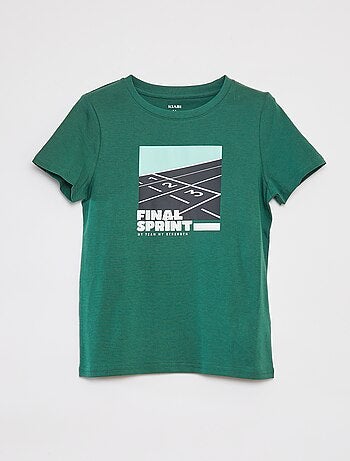 T-shirt imprimé manches courtes