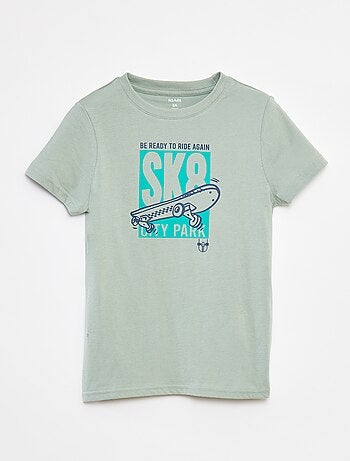 T-shirt imprimé manches courtes