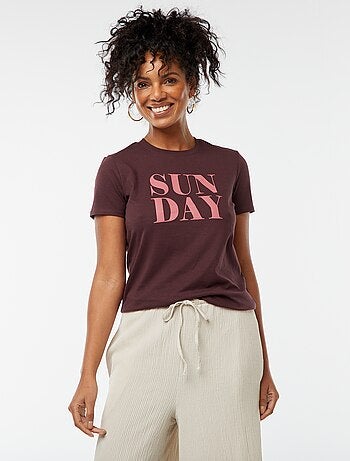 T-shirt imprimé