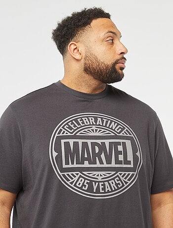 T-shirt imprimé 'Marvel' à manches courtes