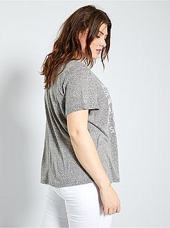 T-shirt imprimé message - Kiabi