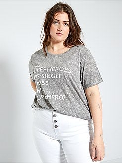 T-shirt imprimé message - Kiabi