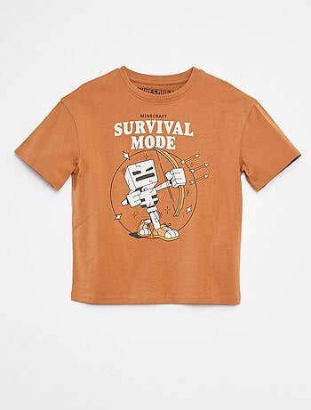 T-shirt imprimé 'Minecraft'