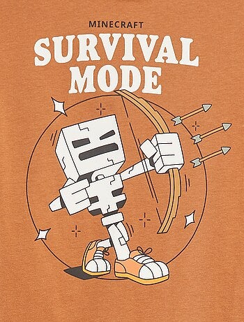 T-shirt imprimé 'Minecraft'