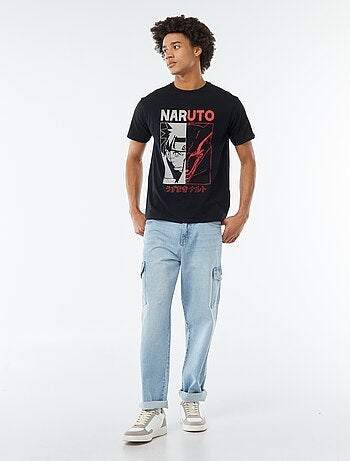 T-shirt imprimé 'Naruto' manches courtes